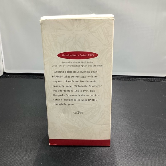 Vintage Hallmark Keepsake Barbie Solo In The Spotlight Christmas Ornament - Picture 4 of 4